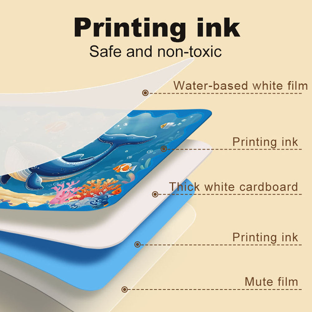 Hatwoo 4 Pack/6 Pack Water Coloring Book for Toddlers 3-5, Water Painting Drawing Book for Educational Learning Kits Gifts, Best Birthday Gifts